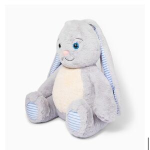 Amazon Gray and Blue Plush Bunny
